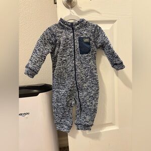 Eddie Bauer Navy Marled Kids One Piece